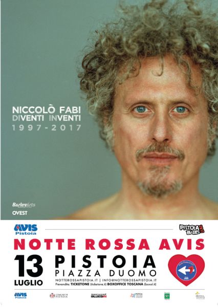 Niccolò Fabi alla Notte Rossa Avis 2017